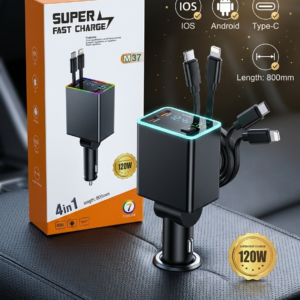 شاحن 120W +MP3 عربيه